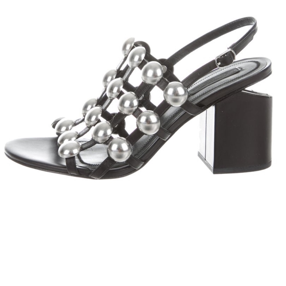 Alexander Wang Leather Cage Sandals